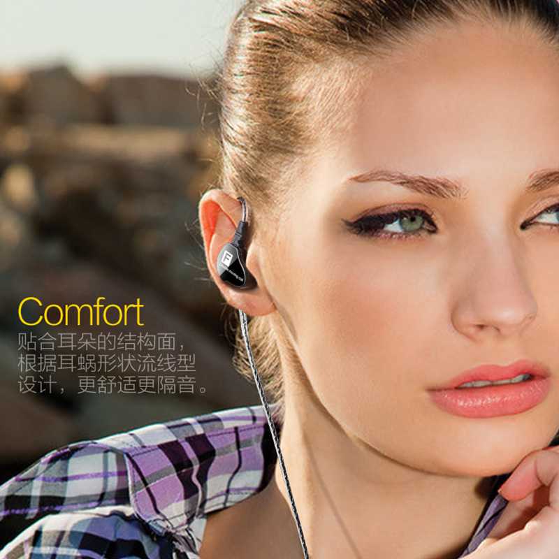 Dual Driver Earphone HiFi Dengan Mic QKZ-CK9