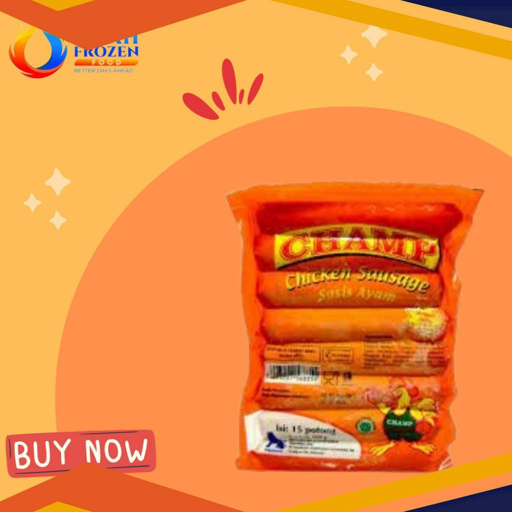 

READY STOK Champ Sosis Ayam Isi 15 5gr