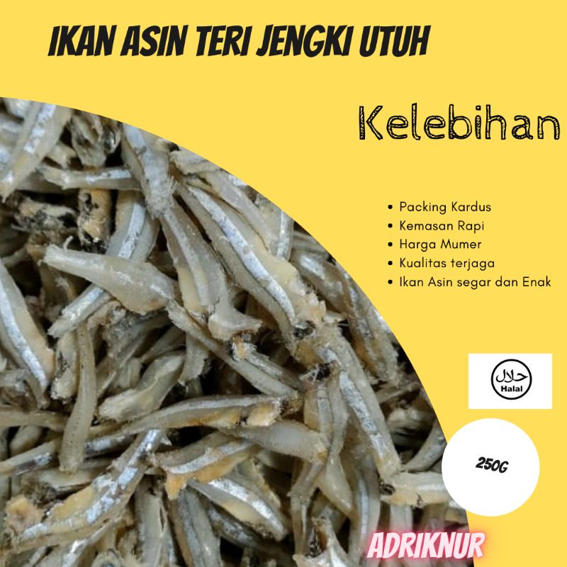 

ikan tri jengki utuh nett 250gr