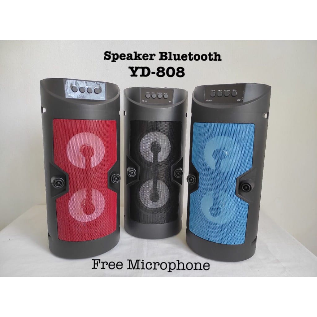 SPEAKER BLUETOOTH MIC KARAOKE / SPEAKER AKTIF YD 808 / YD 809 BONUS MIC