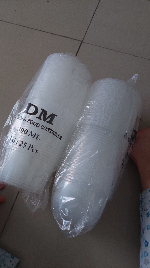 Mika Dm Thinwall Round 300ml(25 Pcs)