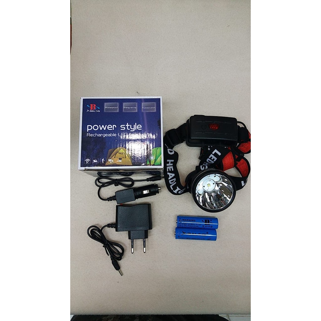 Parling Laris! SENTER KEPALA POWER STYLE CAMPING PERALATAN OUTDOOR HEADLAMP Low Price!