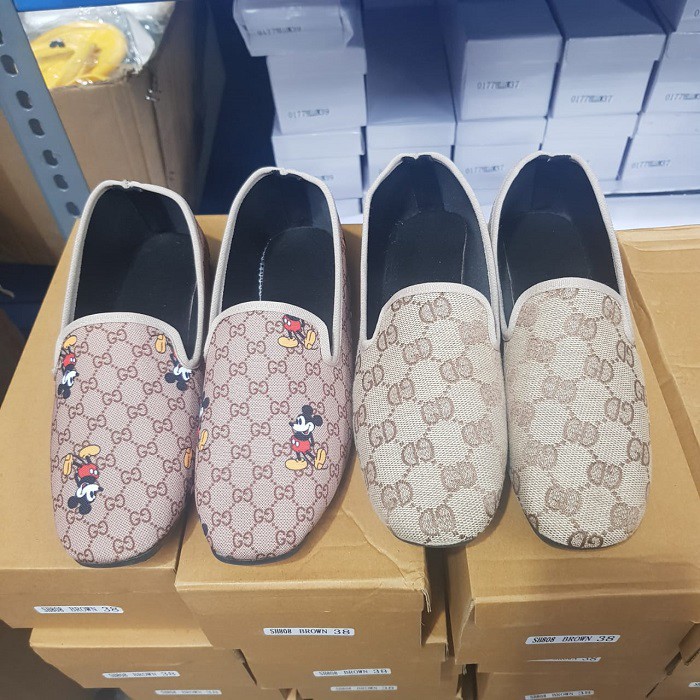 [✅BISA COD] MONOGRAM SLIP ON SHOES 808 (REAL PICTURE)