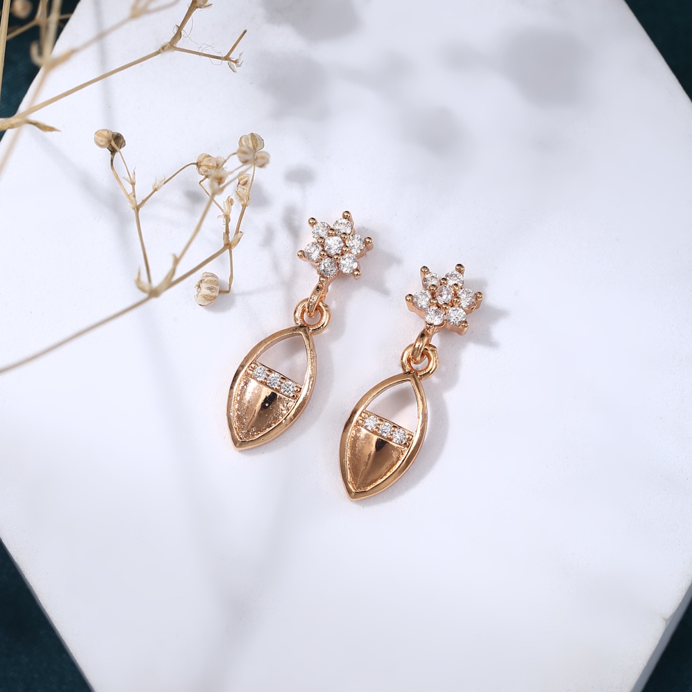 COD Anting Ala Korea Bentuk Tetesan Air / Anting Paduan Air Anting / Aksesoris Fashion D301