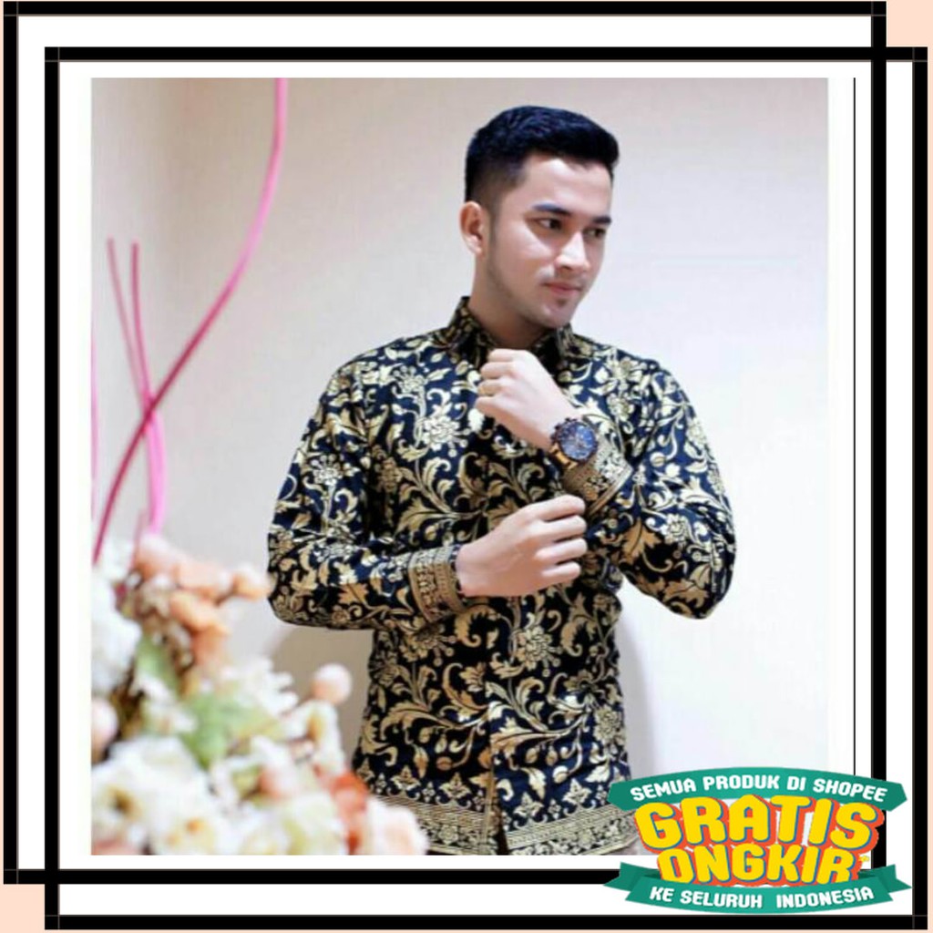 BATIK SEMARANG MURAH - TERBARU TERKINI / Kemeja batik pria bakung