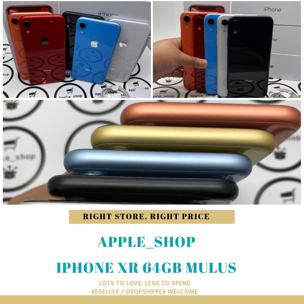 Iphone Xr 64GB Second Fullset Mulus No Minus gratis JNE