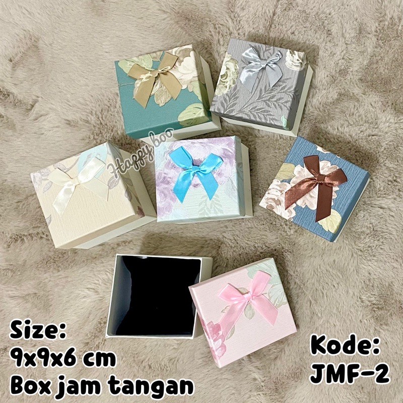 kotak jam tangan box jam tangan gift box small kotak kado jam painting jmf-2 premium