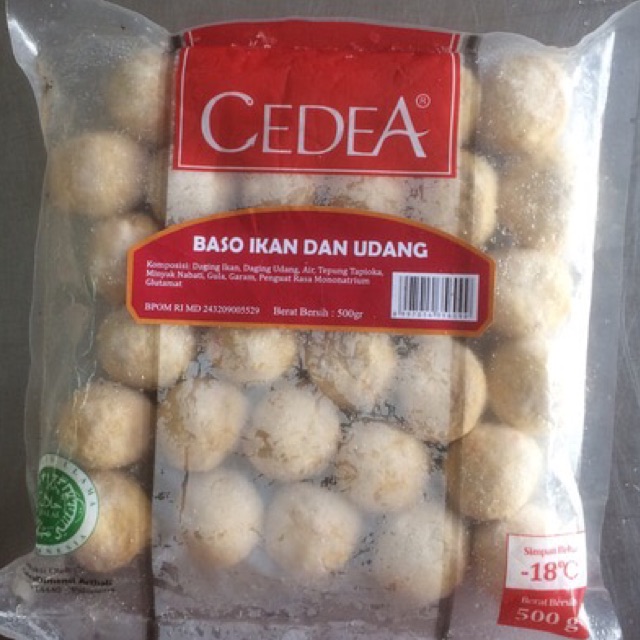 

Cedea baso ikan & udang 500 gr
