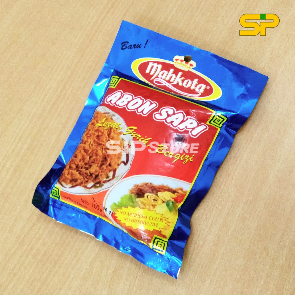 Abon Sapi &quot;MAHKOTA&quot; @100gr / Abon Sapi Spesial Halal @100gr