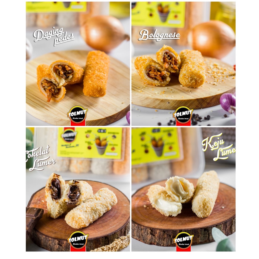 

Solmut Risoles imut Frozen Food Keju Lumer Cheese Melted Meleleh
