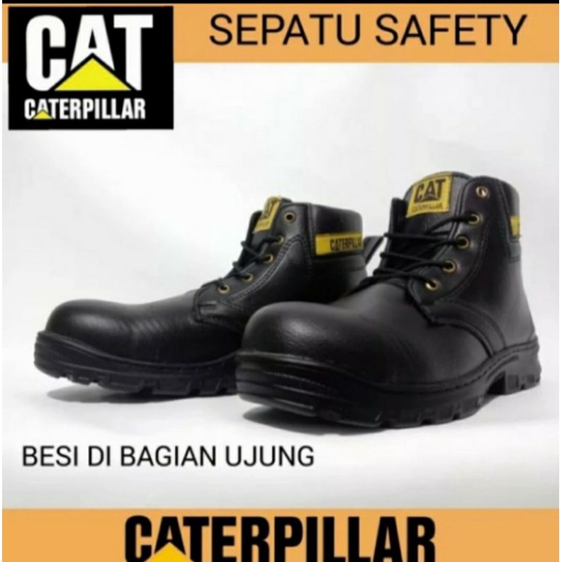sepatu safety boots Kickers, cat boots pria kulit boots sepatu safety boots