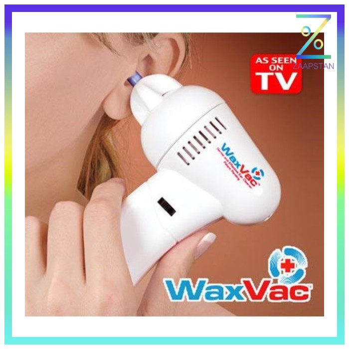 Electric Ear Wax Vacuum Vac Wax Removal Pembersih Telinga - White