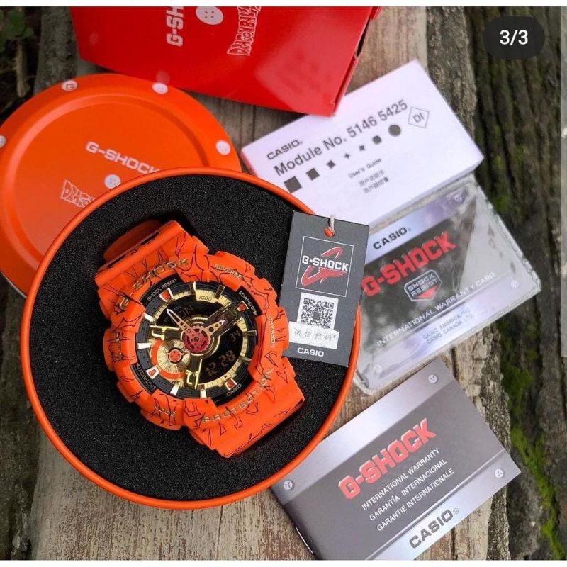 JAM TANGAN PRIA WANITA | RANTAI | KULIT | KARET | MURAH | Anime G Shock GA110 - JDB 1A4JR DRAGON BAL