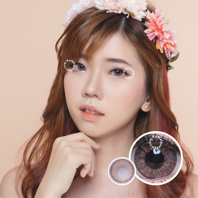 KawaiGankyu softlens - Princess ellena berry (1botol)