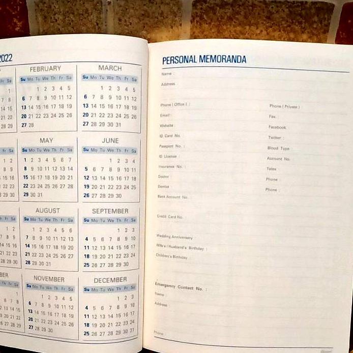 

AGENDA ELITE DIARY TAHUN 2022