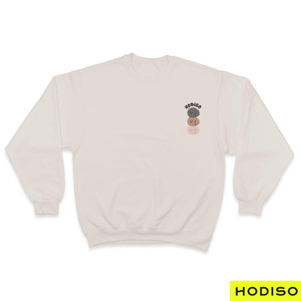 HODISO - Basic Sweater Cute Poodle Unisex Size M-XXL (Pria&amp;Wanita)