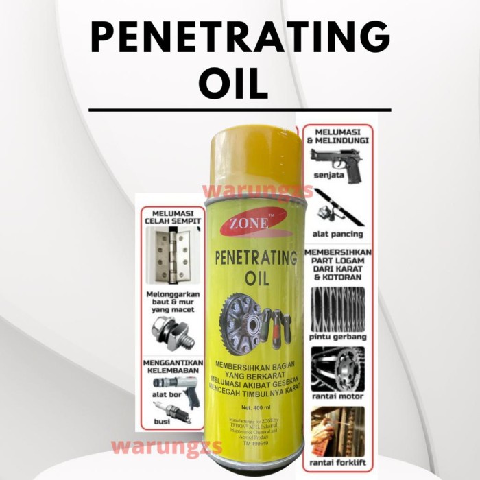 Pelumas Anti Karat Penetrating Oil Anti Karat Pelumas Perontok Karat