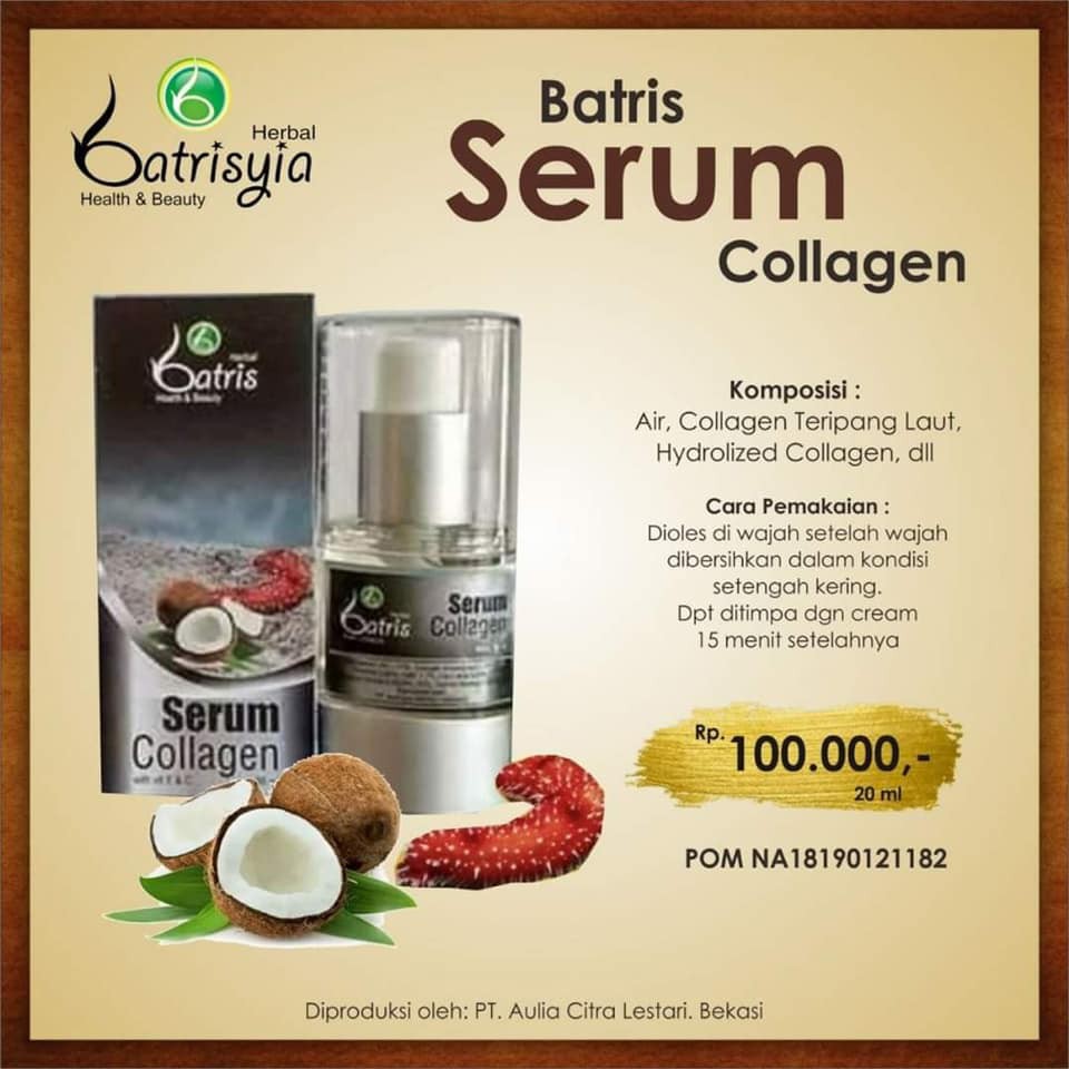 SERUM WAJAH HERBAL BATRISYIA SERUM COLLAGEN
