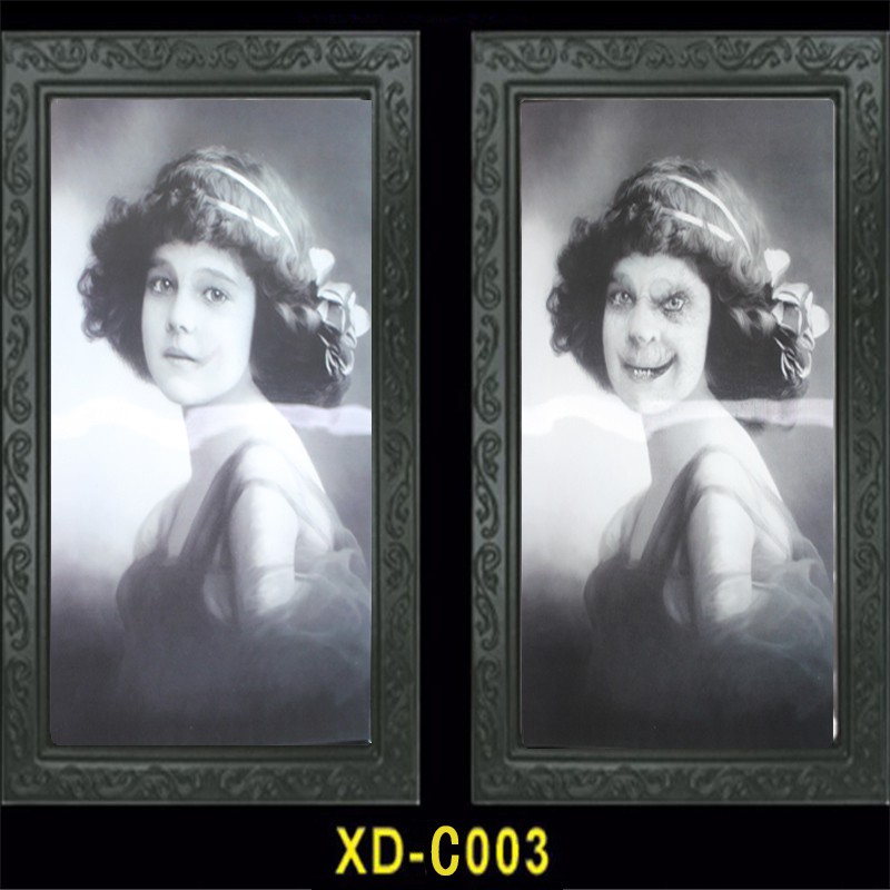 HALLOWEEN DEKORASI FOTO HOROR 3D FRAME PHOTO POTRET
