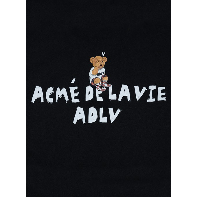 ADLV Check Pants Bear Tee Black - Black 100% Authentic