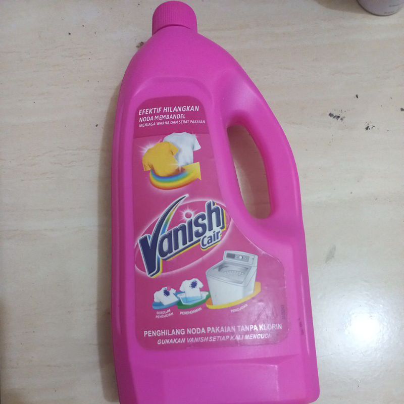 vanish cair botol  pink 1000ml