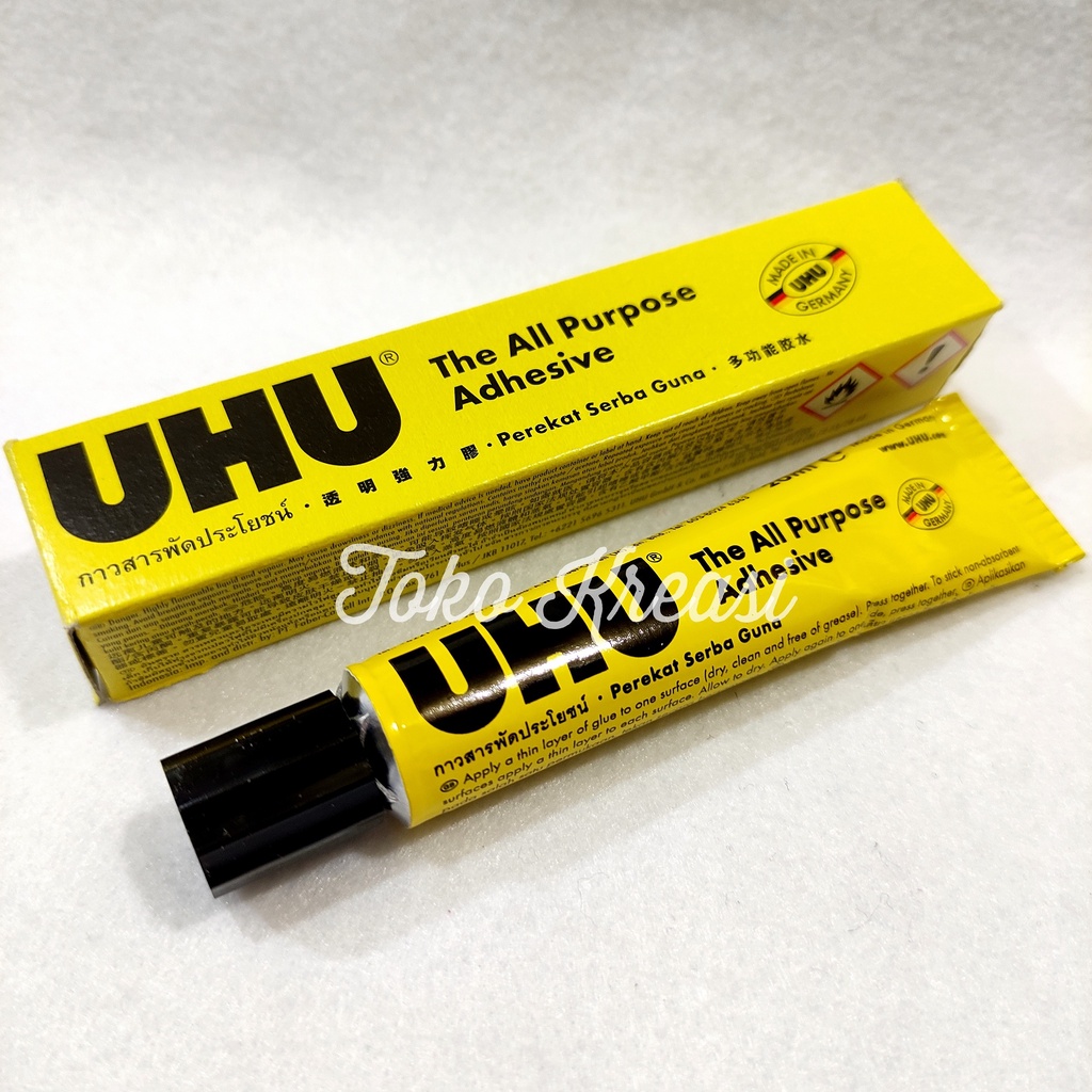 Lem UHU cair serbaguna  / All Purpose Adhesive Tube