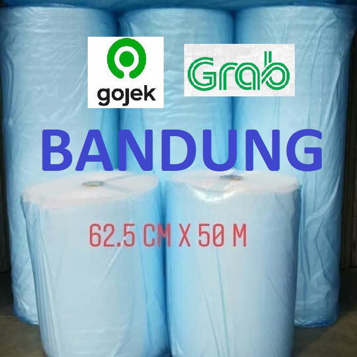 

Bubble Wrap Uk 62.5 x 50M Plastik bubblewrap Gelembung Setengah roll buble warp bandung