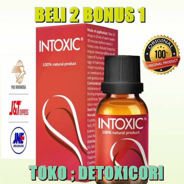 Intoxic Cairan Asli Anti Parasit 100% Original