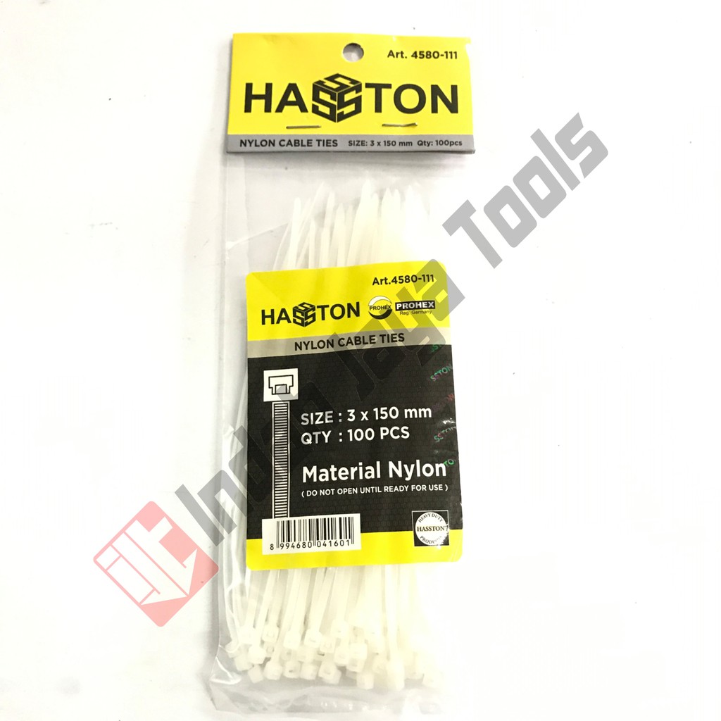 PROHEX Cable Ties 15 cm PUTIH Hasston Kabel Tie Pengikat Strap 150 mm