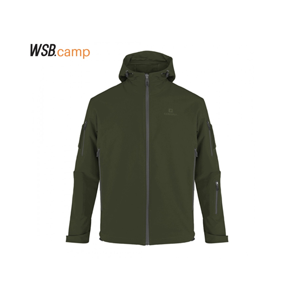 JAKET CONSINA GREY WOLVES - Jaket Outdoor - SOFTSELL