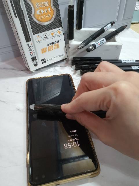 Pen hapus touch screen (1 pak=12pc)/pen stylus/pen hapus/odemei/pen hp/bolpen hapus-1