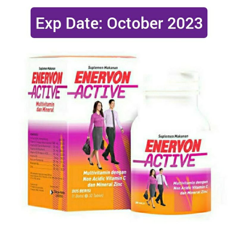Enervon C Active Botol 30 Tab