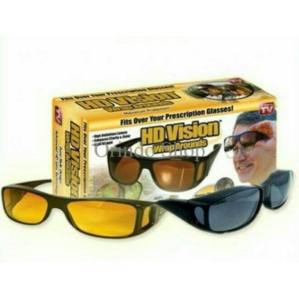 UNIX terlaris kacamata hd vision isi 2 siang malam 100% OKE