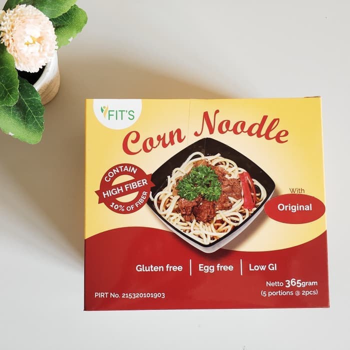 

KUR-236 Corn Noodle- Gluten Free- Low Calorie - Fits Mandiri- Mie Jagung
