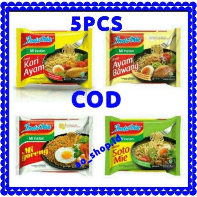 

(5pcs) INDOMIE VARIAN GORENG/ REBUS