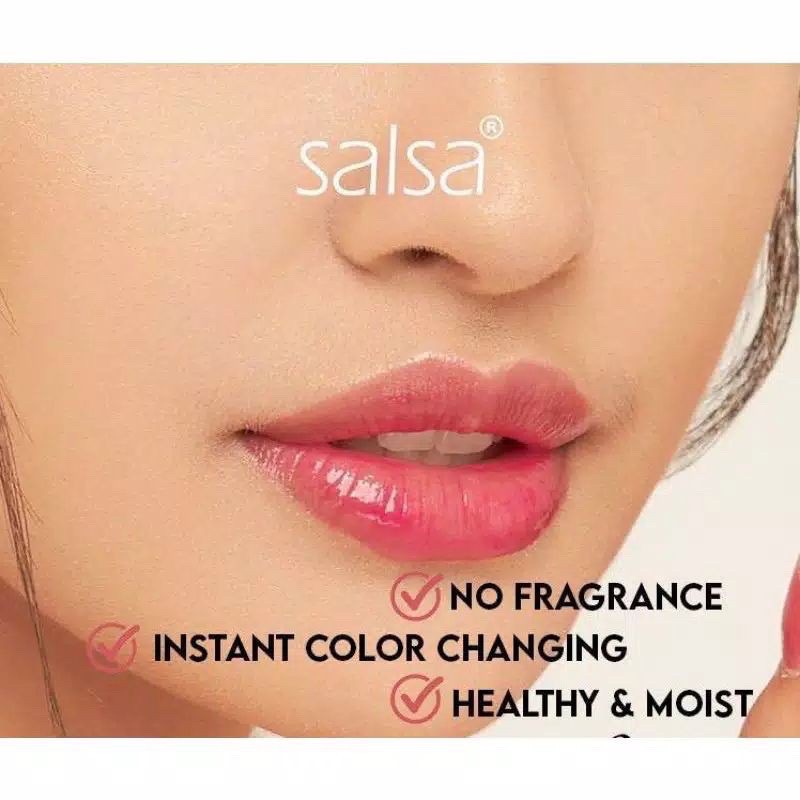`ღ´ PHINKL `ღ´ ░s░a░l░s░a░ salsa lip oil glow serum lippie lipgloss pelembut bibir warna transparan