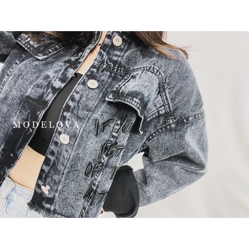 MDLV ~ Jaket Jeans D 4116 4117 Jaket Jeans Cewek Jaket Jeans Premium Jaket Jeans Import Good Quality Women Jeans Jaket Fashion Import