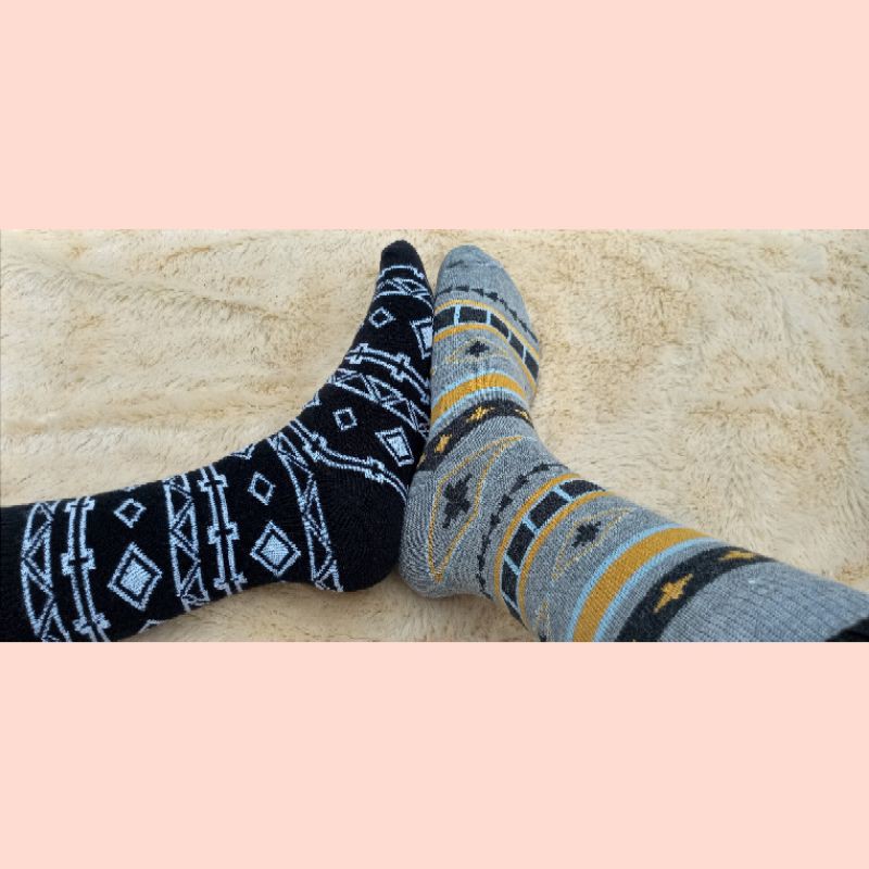 Kaos Kaki Motif Tribal / Kaos Kaki Kantor Pria Panjang lusinan / Kaos Kaki Distro Etnik Aztec