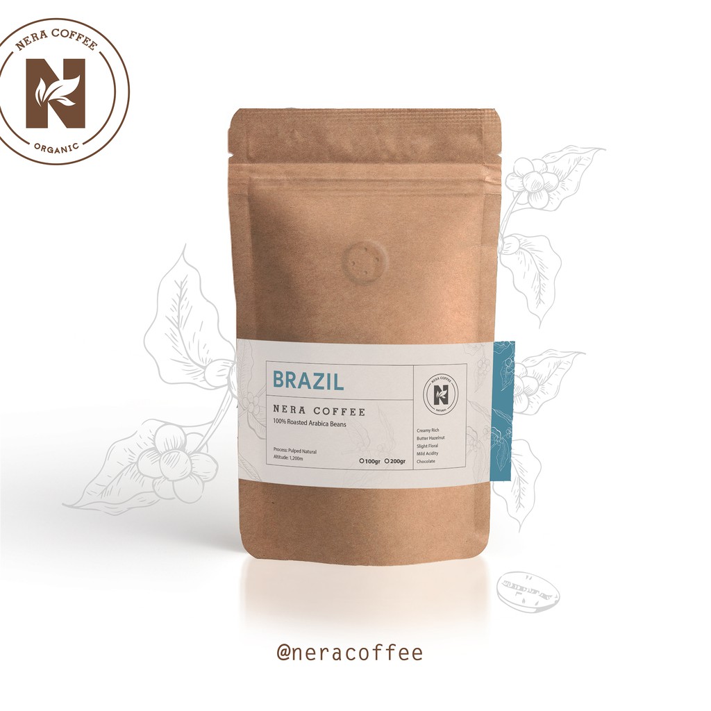 

Nera Coffee Organic Brazil Arabica Ground/Beans Coffee