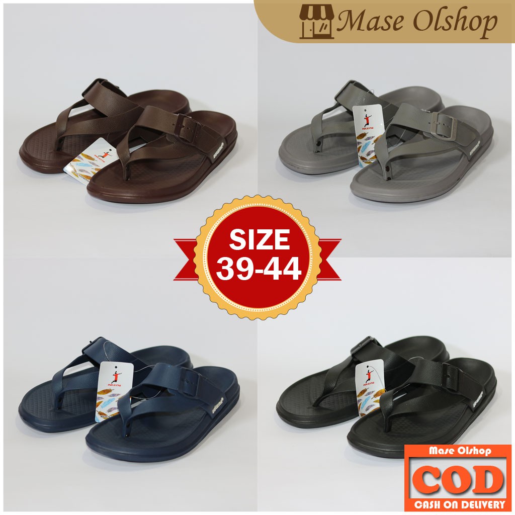 Sandal Jepit Pria  Bahan Karet Mode Casual Inkayni YK-6022B