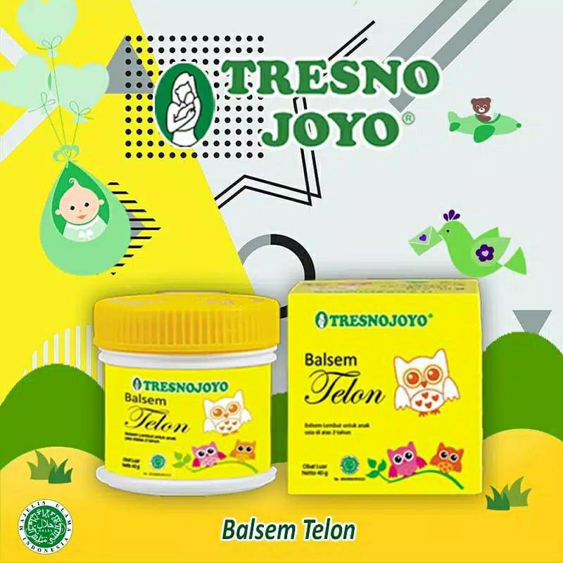 Tresnojoyo Balsem Bayi Telon 20gr 40gr - Balsem Telon Bayi Tresno Joyo Balsam Bayi Pilek Demam Masuk Angin