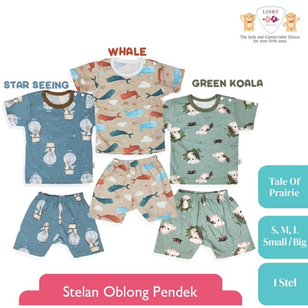 LIBBY SETELAN BAJU BAYI MOTIF TALE OF PRAIRIE / SETELAN BAYI DAN ANAK