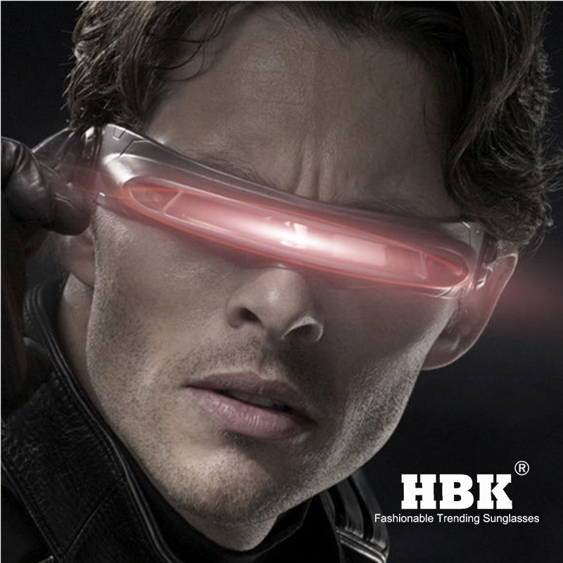 HBK X-Man Laser Cyclops Kacamata Hitam Desainer Memori Khusus Bahan Terpolarisasi Perjalanan