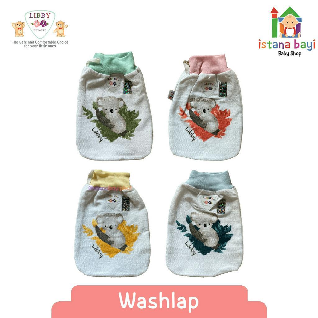 Libby Washlap Cotton Karet/ Washlap Kotak/Washlap Bayi 1 Psc