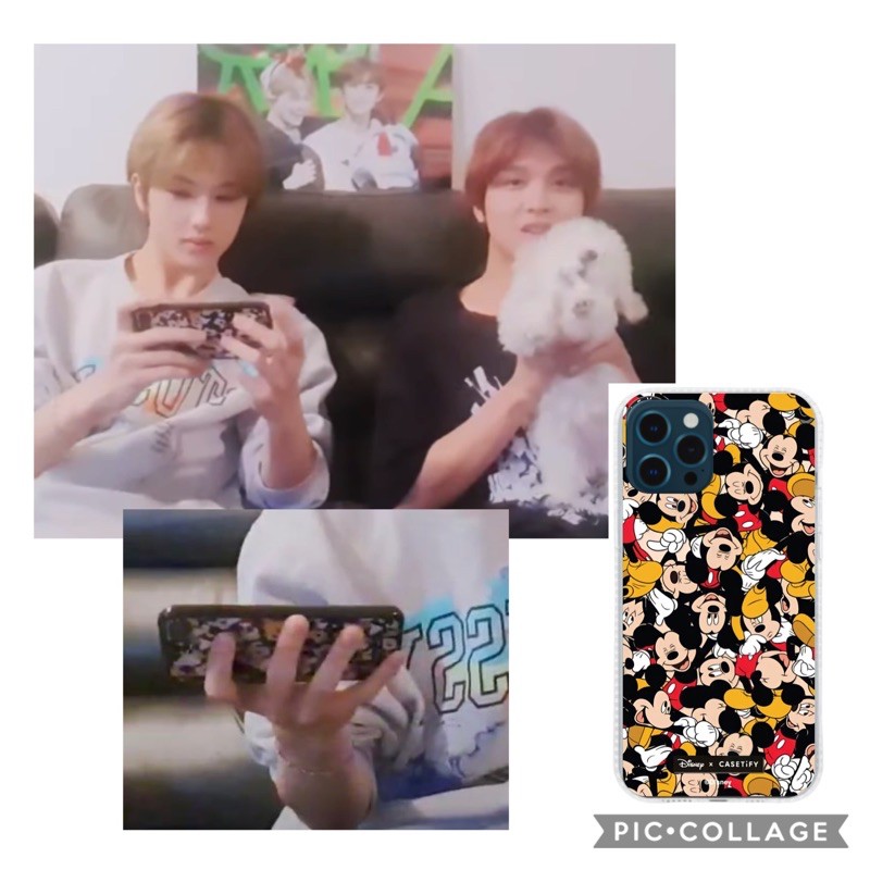 Nct Dream Park Jisung Mickey Mouse Custom Phone Case Shopee Indonesia