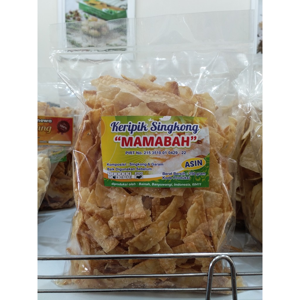 

Keripik Singkong "MAMABAH" ASIN 250gr | Oleh-oleh khas Banyuwangi