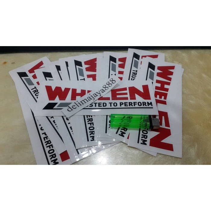 Whelen Trusted To Perform Sticker Murah + Gratis