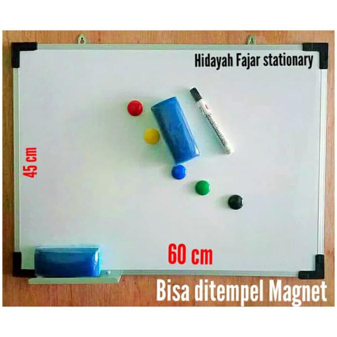 

HOT SALE papan tulis + spidol + penghapus white board + magnet warna Terjamin