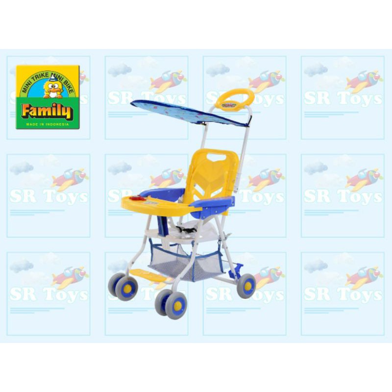 Kursi Makan Family Kursi Dorong Family Chair Stroller 8288 8298 Kanopi