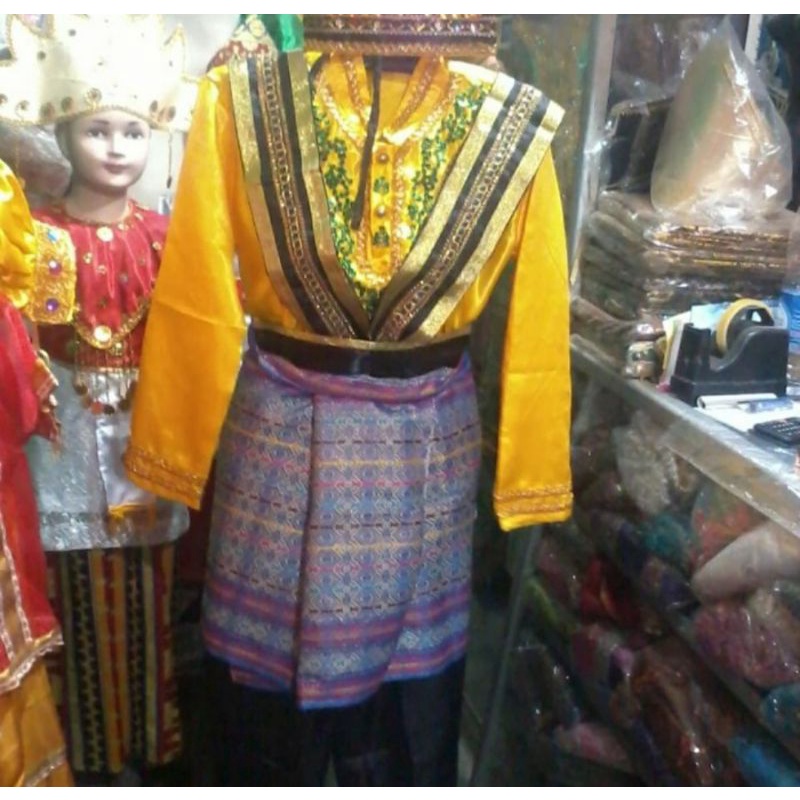 pakaian adat Aceh anak halus // baju adat tari Saman Aceh